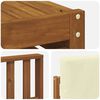 vidaXL Set divani 6 pcs Naturale e Crema Legno di Acacia Massello