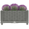 vidaXL Fioriera Rialzata 40x40x23 cm in Polipropilene