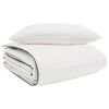 vidaXL Duvet Invernale con cuscino 2 pcs Bianco Piuma d'anatra