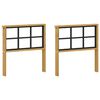 vidaXL Modulo Braccioli 2 pcs Bianco 60 x 6 x 61 cm