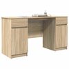vidaXL Scrivania rovere sonoma 140 x 49 x 76 cm Legno multistrato