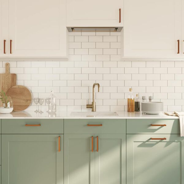 vidaXL Maniglie per Mobili 10pz Bronzo 128mm in Acciaio Inox