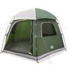 vidaXL Tenda Familiare Igloo per 6 Persone Verde Impermeabile