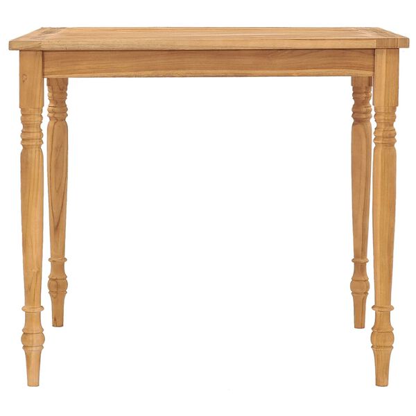 vidaXL Set Pranzo da Giardino con Cuscini 3pz Legno Massello di Teak