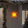 vidaXL Luci di Natale con LED 3 pz Pieghevoli Gialle 43 cm