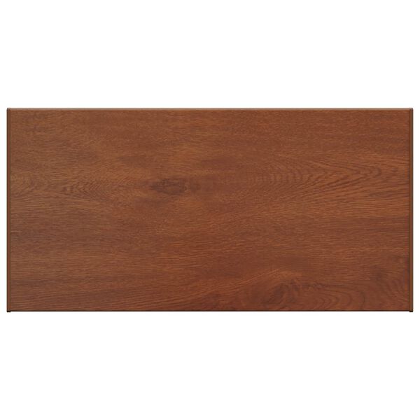 vidaXL Soglia della Finestra Legno Marrone 80 x 40 x 4,5 cm PVC