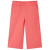 Pantaloni per Bambini a Gamba Larga Corallo 128