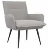 vidaXL Poltrona Grigio Chiaro Boucl&eacute;