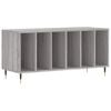 vidaXL Mobile Porta Dischi Grigio Sonoma 100x38x48cm Legno Multistrato