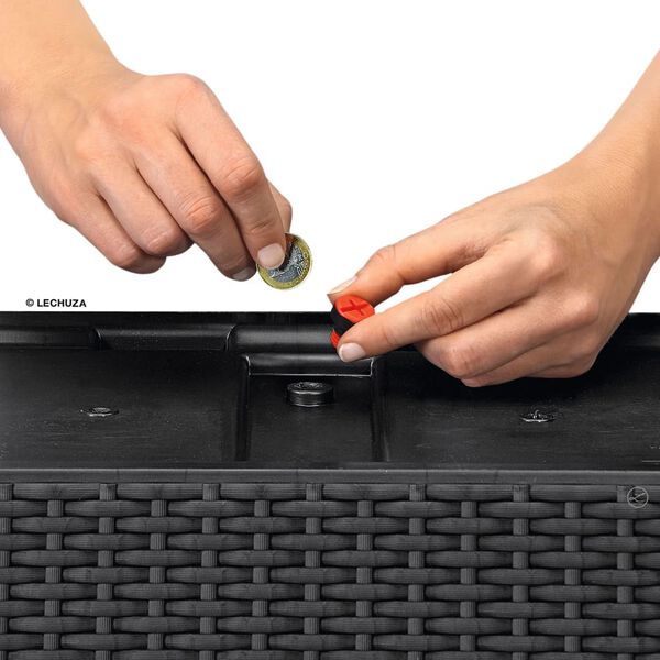 LECHUZA Fioriera TRIO Cottage 30 ALL-IN-ONE Granito