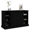 vidaXL Credenza Nera 100x35,5x60 cm in Legno Multistrato