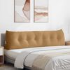 vidaXL Cuscino per Schiena Marrone 180 x 24 x 50 cm Velluto
