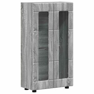 vidaXL Credenza FLORIN 55,5 x 29 x 100 cm Grigio Sonoma