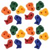 vidaXL Prese per Arrampicata 20 pz Multicolore in PE