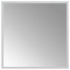 vidaXL Specchio da bagno LED Trasparente 50 x 50 cm vetro temperato