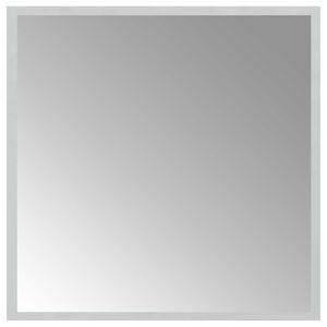 vidaXL Specchio da bagno LED Trasparente 50 x 50 cm vetro temperato
