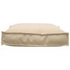 vidaXL Cuscino Beige 70 x 70 x 12 cm Tessuto Oxford