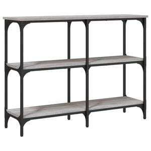 vidaXL Tavolo Consolle Grigio Sonoma 100x29x75 cm in Legno Multistrato