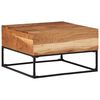 vidaXL Tavolino da Salotto 68x68x41 cm in Legno Massello di Acacia