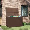 vidaXL Baule da Giardino Marrone 150x100x100 cm in Polyrattan