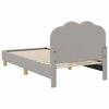 vidaXL Struttura letto bambini con testata Grigio chiaro 80 x 160 cm