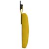 vidaXL Testata appesa Giallo 130 x 55 x 7 cm Velluto