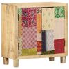 vidaXL Credenza con Patchwork 70x35x75 cm in Legno Massello di Mango