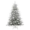 vidaXL Albero di Natale Artificiale con Rami Pieghevoli Bianco 240 cm