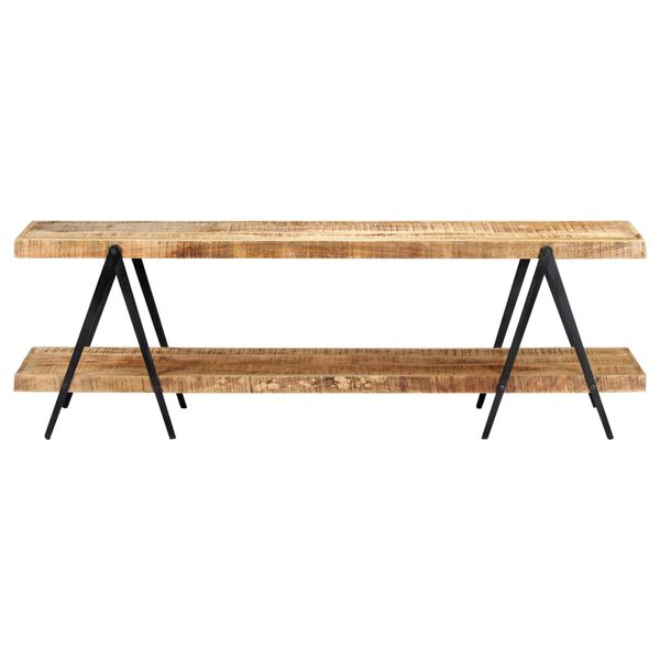 vidaXL Mobile Porta TV 160x40x50 cm in Legno Massello di Mango