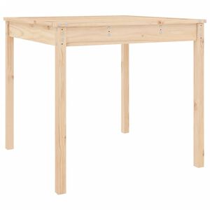 vidaXL Tavolo da Giardino 82,5x82,5x76 cm in Legno Massello di Pino