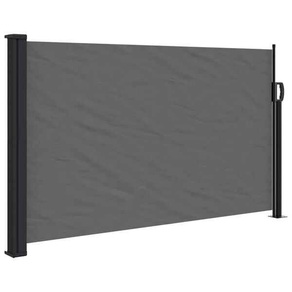 vidaXL Tenda da sole laterale retrattile antracite 117x300 cm