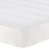 vidaXL Materasso da Letto con materasso Crema 180 x 200 cm Tessuto