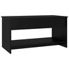 vidaXL Tavolino da Salotto Nero 102x50x52,5 cm in Legno Multistrato