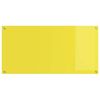 vidaXL Rivestimento da Cucina 2 pcs Giallo 120 x 60 cm vetro temperato