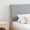 vidaXL Testiera imbottita Grigio chiaro 180 cm Pino massello