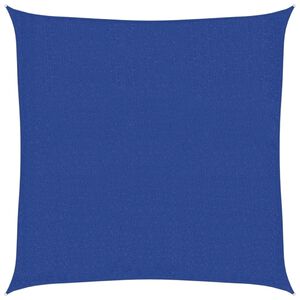 vidaXL Vela Parasole 160 g/m&sup2; Quadrata Blu 3x3 m in HDPE