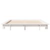 vidaXL Letto senza Materasso Bianco 140x190 cm Legno Massello di Pino