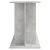 vidaXL Supporto per acquario in cemento grigio 120x40x60 cm in legno ingegnerizzato