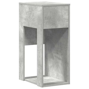 vidaXL Supporto per Computer a Torre con Cassetto Grigio 30x44x74 cm