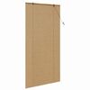 vidaXL Tenda a rullo con tende Marrone 120 x 220 cm Bamb&ugrave;