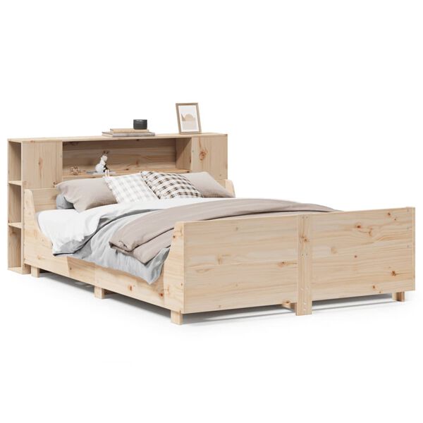 vidaXL Letto senza Materasso 120x190 cm in Legno Massello di Pino