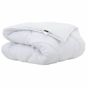 vidaXL Duvet Invernale 200 x 135 x 5 cm Inverno Poliestere Bianco