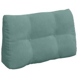 vidaXL Cuscino per Schiena Verde Mare 80 x 24 x 50 cm Velluto