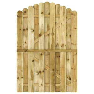vidaXL Cancello da Giardino in Legno di Pino Impregnato 100x150 cm