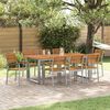 vidaXL Sedia da Giardino 8 pcs Marrone 56 x 57 x 87 cm