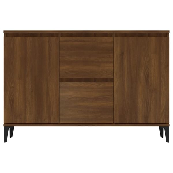 vidaXL Credenza Rovere Marrone 102x35x70 cm in Legno Ingegnerizzato