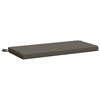 vidaXL Cuscino per panchina SOEST 100% Poliestere Grigio