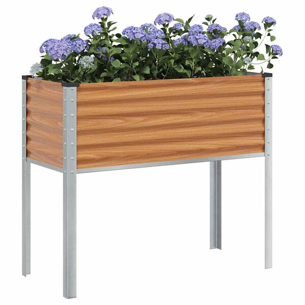 vidaXL Vaso da giardino Marrone Chiaro 100,5 x 40,5 x 90 cm