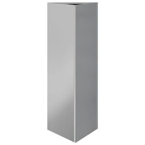 vidaXL Fioriera da Giardino Triangolare 30x26x75 cm in Acciaio Zincato
