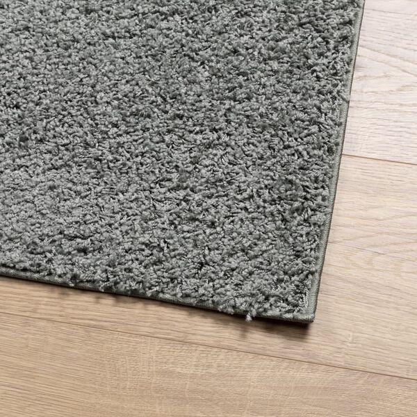 vidaXL Tappeto Shaggy PAMPLONA a Pelo Lungo Moderno Verde 120x120 cm